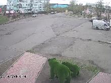 Вид от мэрии на 128 дом