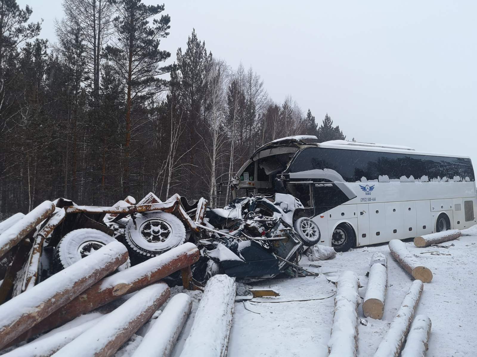 Фотокадры с аварии на трассе Братск - Тулун - Новости Тулуна